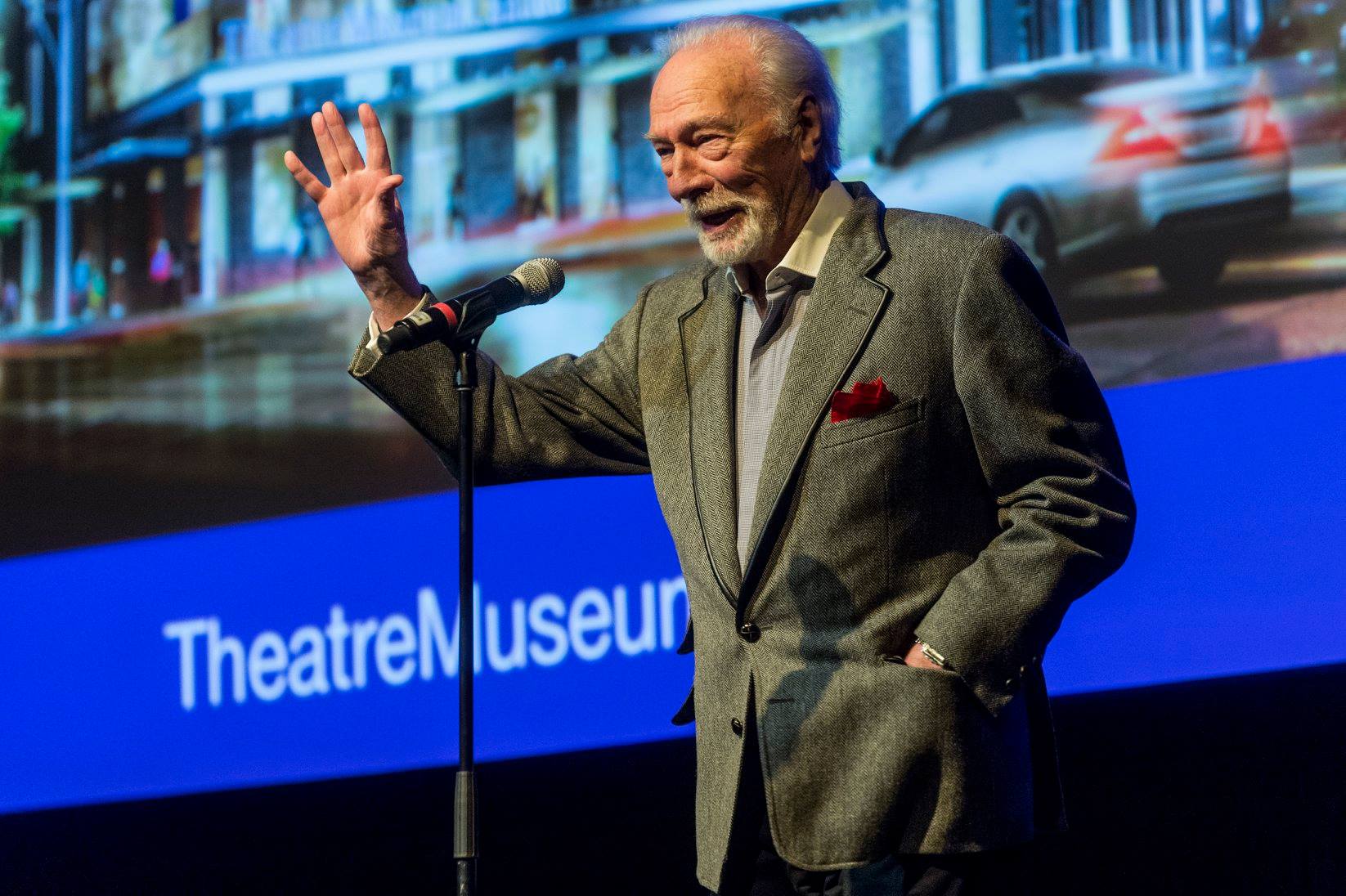 Christopher Plummer at Theatre Museum event