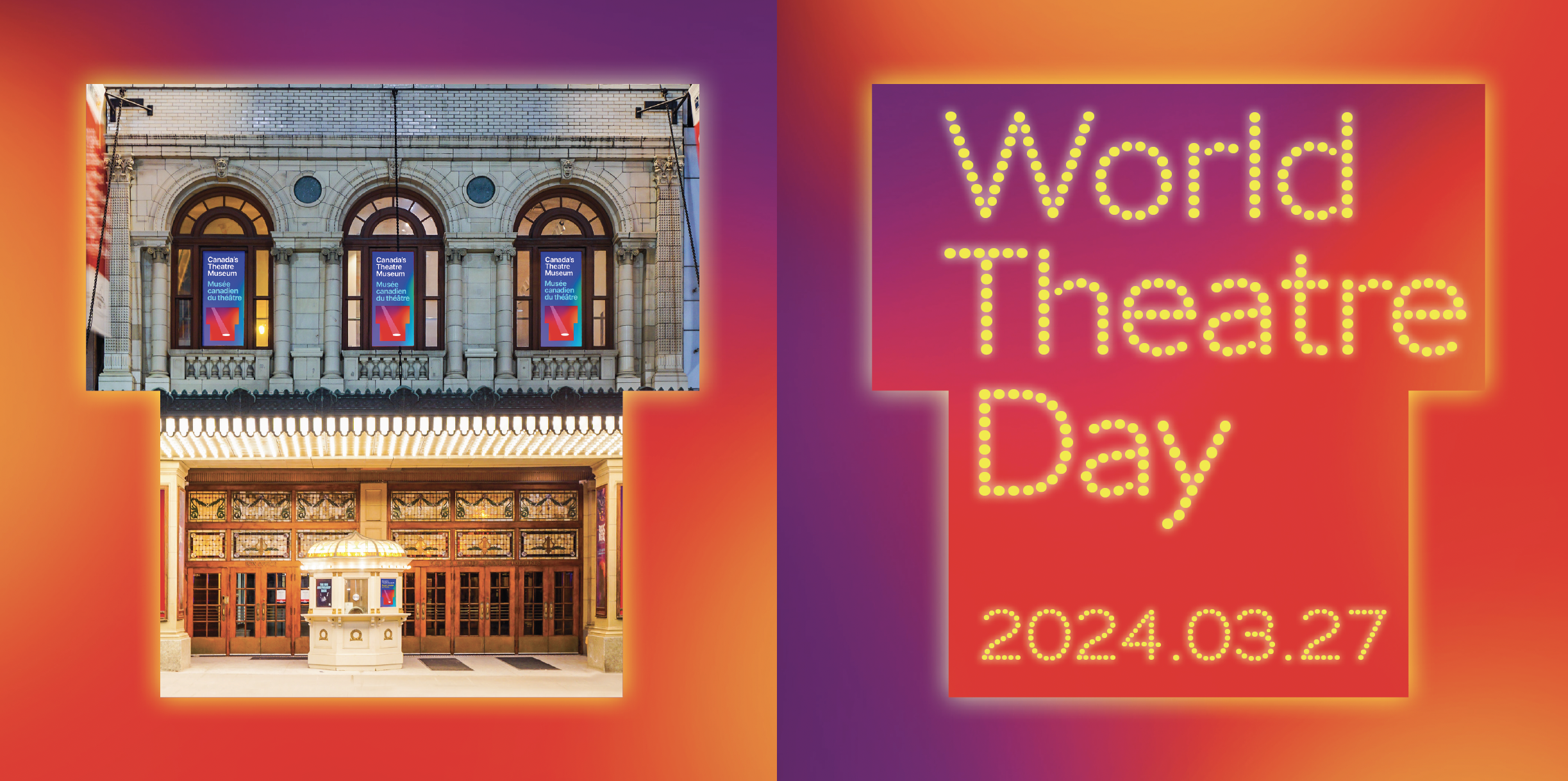 Thanks for joining us March 27 for World Theatre Day